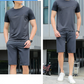 🔥Sommerrabatt von 50%🔥Herren-Sommer-Trainingsanzug mit Kurzarmshirt & Shorts