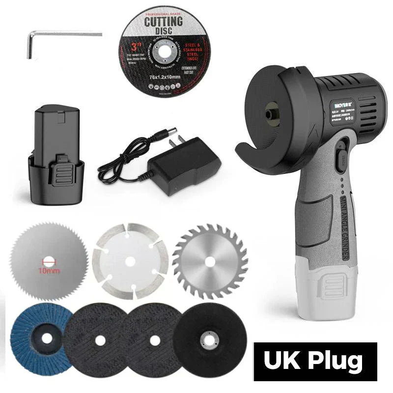 ⏳Zeitbegrenztes Angebot🧰12V Mini-Winkelschleifer mit Schneidscheibe