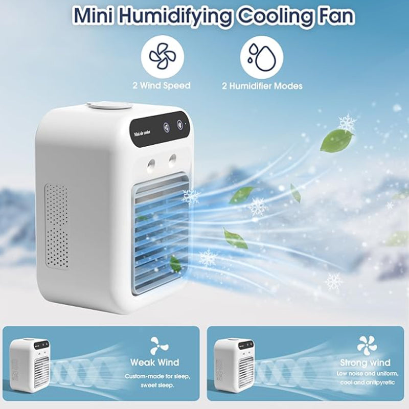 ❄️Sommer Halbpreis❄️Mini Tragbare Klimaanlage mit Kühl- und Luftbefeuchtungsfunktion