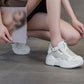 Damen Sommer atmungsaktive Dick-Sold Hollow Out Schuhe