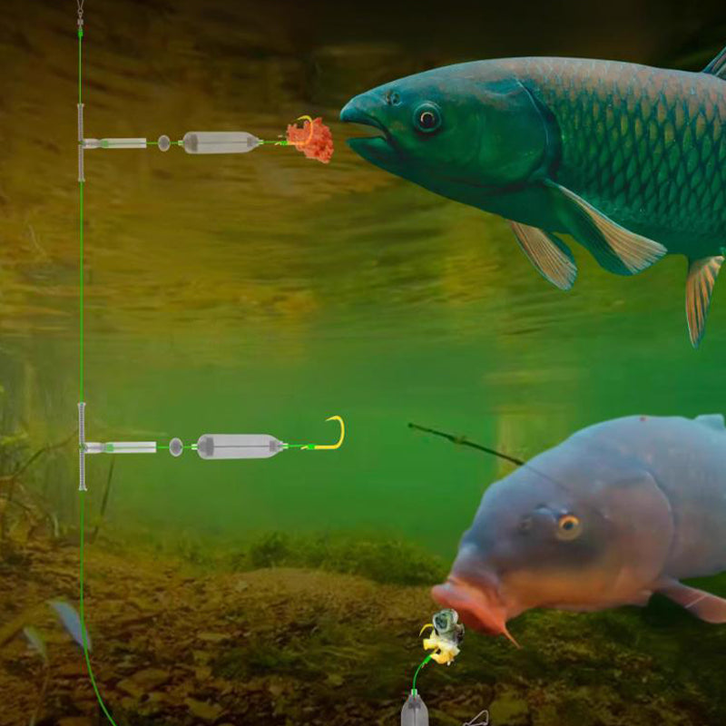 🎣2025 Heißer Verkäufer💥Driftstabile Grundmontage mit 3 Haken