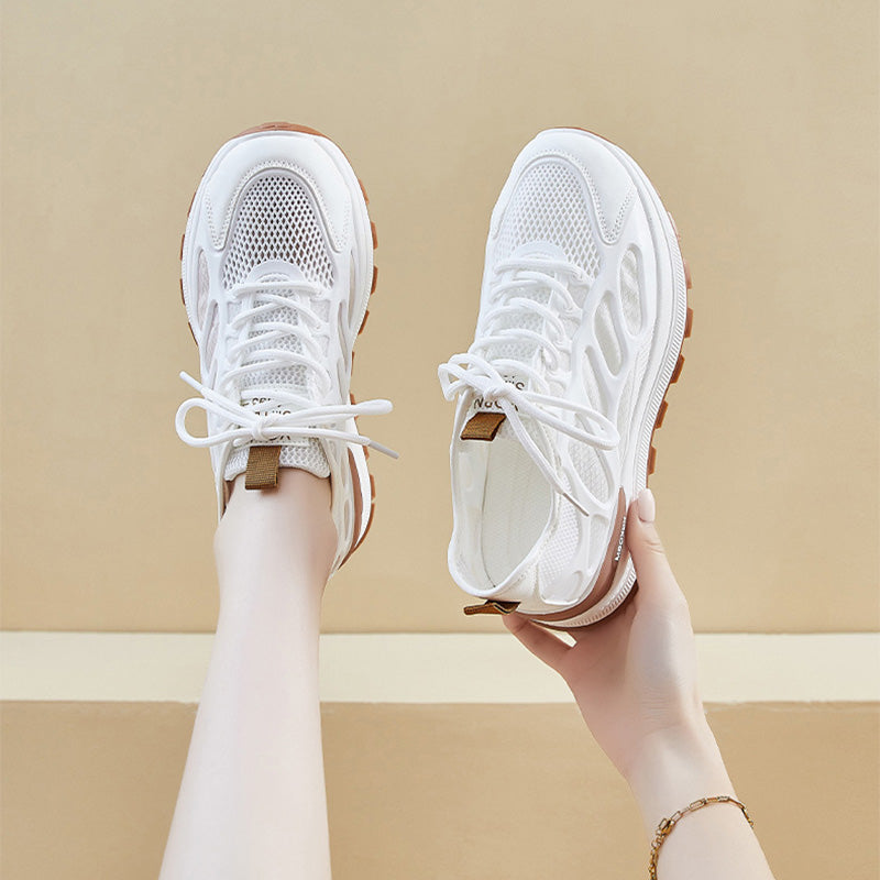 🍃Damenmode Mesh Ausschnitt Orthopädische Turnschuhe