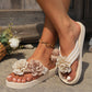 🔥Heißer Sommerschlussverkauf🌸Rutschfeste Strandsandalen für Damen mit floralen Details