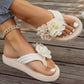 🔥Heißer Sommerschlussverkauf🌸Rutschfeste Strandsandalen für Damen mit floralen Details