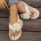 🔥Heißer Sommerschlussverkauf🌸Rutschfeste Strandsandalen für Damen mit floralen Details