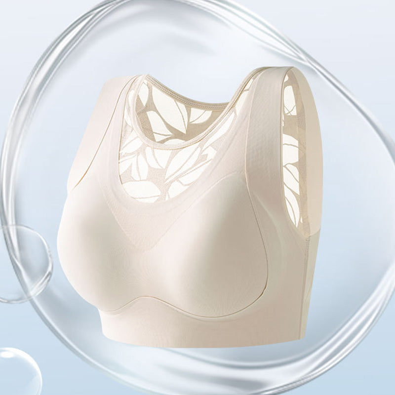📢✨ Kaufen Sie 1 erhalten Sie 1 Gratis 🌸 Breiter Strap Drahtlose Spitze Unterstützung BH