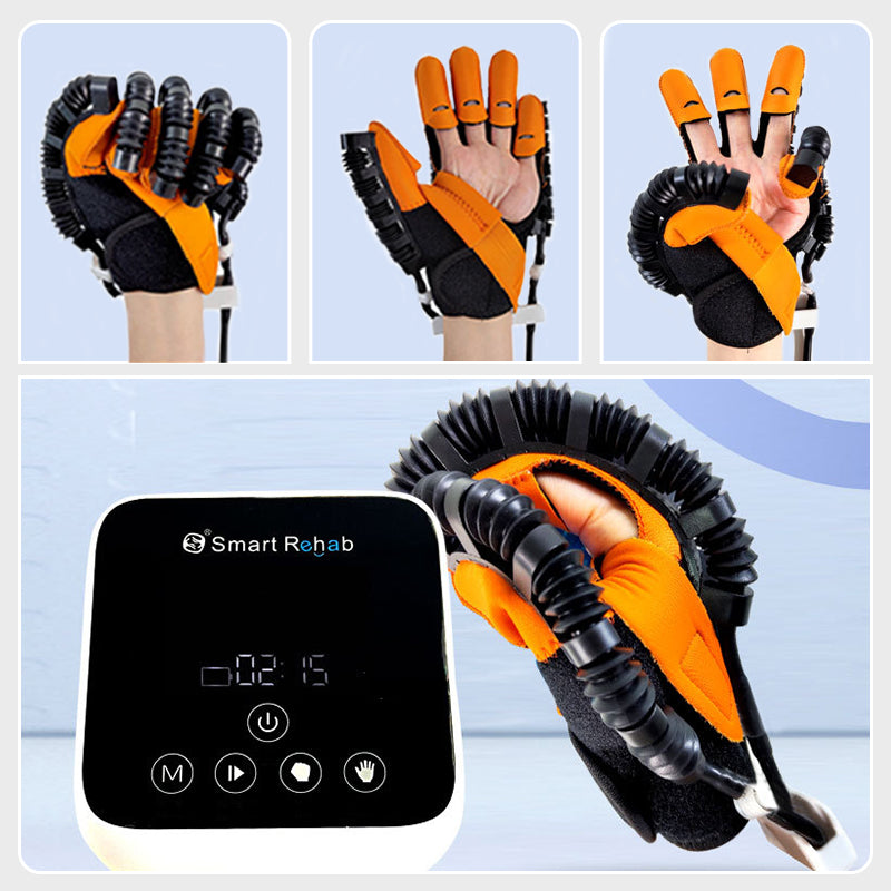 [Besonderes Geschenk] Smart Finger Flexion Training Rehabilitation Handschuh & Maschine Set