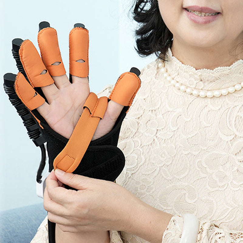 [Besonderes Geschenk] Smart Finger Flexion Training Rehabilitation Handschuh & Maschine Set