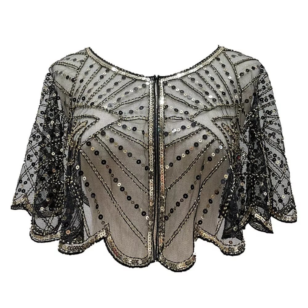 🔥 Letzter Tag 49 % RABATT - Vintage-Spitzen-Schal mit Perlen