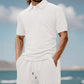 Zweiteiliges Herren-Set aus Freizeithemd und Shorts