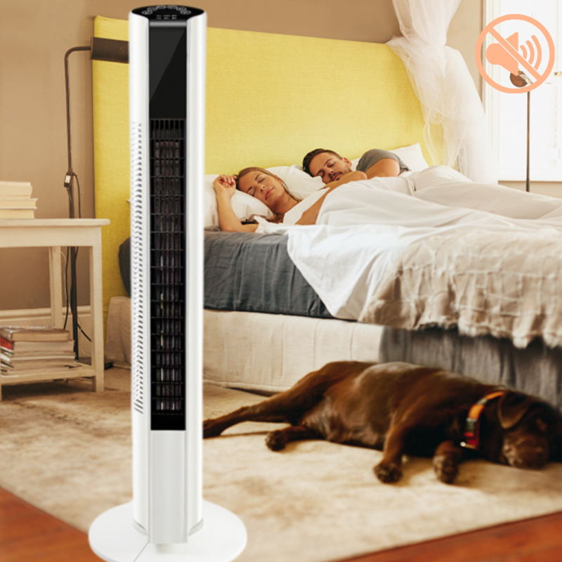 Intelligenter und leiser Turmventilator für das Schlafzimmer