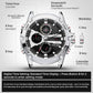 Multifunktionelle wasserdichte Herrenuhr mit Leuchtmasse