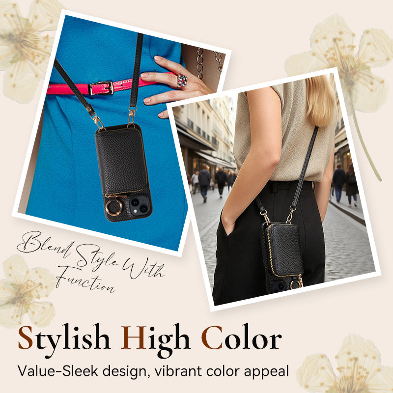 Tragbare Handytasche mit Kartenfächern für die iPhone-Serie