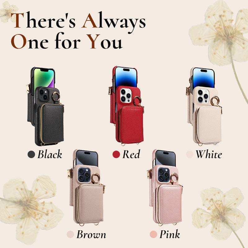 Tragbare Handytasche mit Kartenfächern für die iPhone-Serie