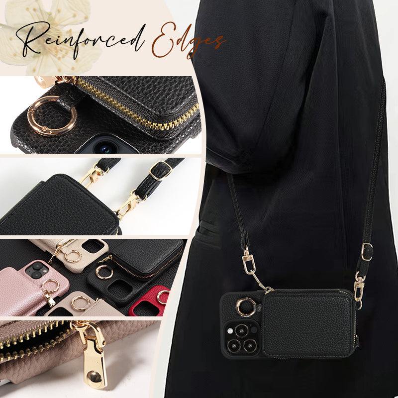 Tragbare Handytasche mit Kartenfächern für die iPhone-Serie