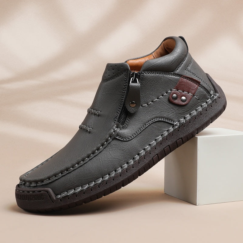 Outdoor-Sneaker für Herren im Retro-Stil aus PU-Leder
