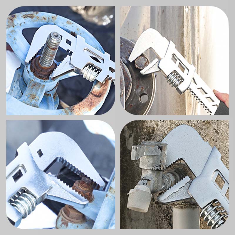 Verstellbarer Schraubenschlüssel mit großer Öffnung