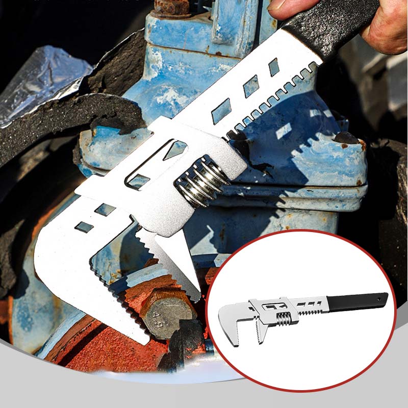 Verstellbarer Schraubenschlüssel mit großer Öffnung