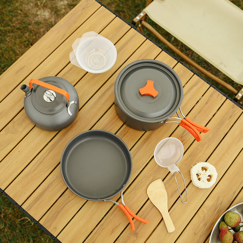 Aluminium-Kochgeschirr-Set für Outdoor & Camping