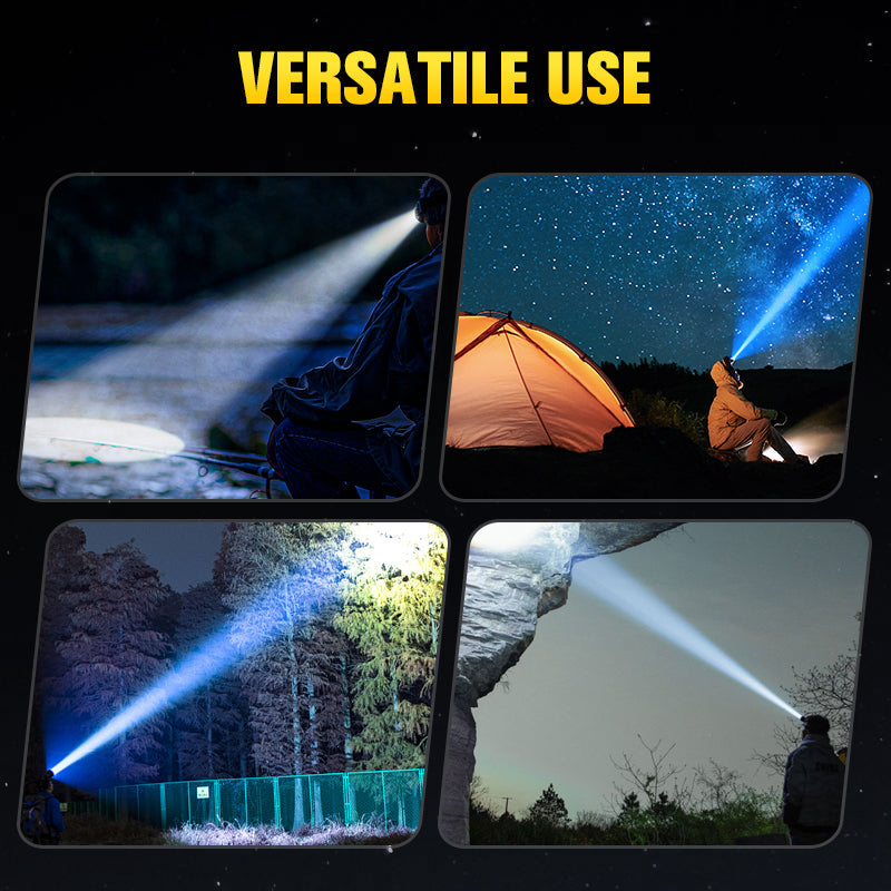 🔥Heißer Verkauf 50% Rabatt🔥Leuchtstarke wiederaufladbare LED-Stirnlampe für den Außenbereich