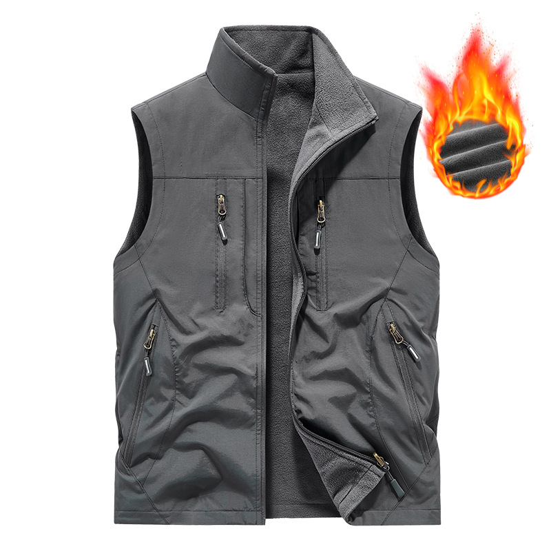 ⏰🔥Herren Outdoor-Weste mit mehreren Taschen🧥