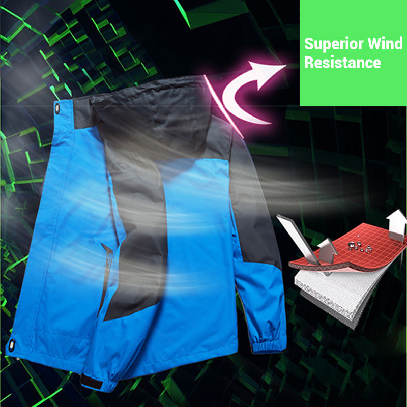 🔥40 % Rabatt🔥Herren-Performance-Outdoor-Jacke – Winddicht, wasserdicht & atmungsaktiv