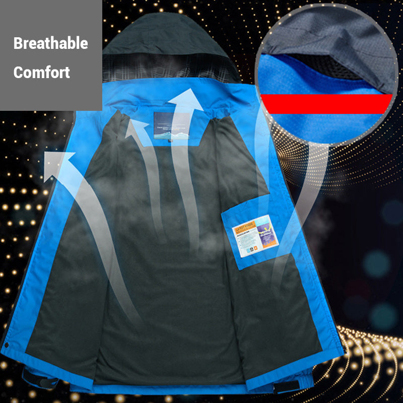 🔥40 % Rabatt🔥Herren-Performance-Outdoor-Jacke – Winddicht, wasserdicht & atmungsaktiv