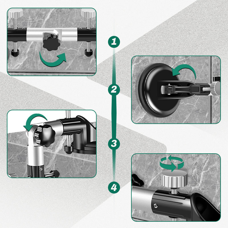 Verstellbarer Winkel der Absaugvorrichtung