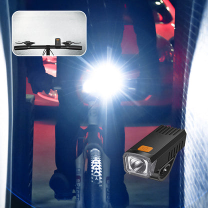 🔦🚲Wasserdichtes, wiederaufladbares LED-Fahrradlicht mit Clip✨