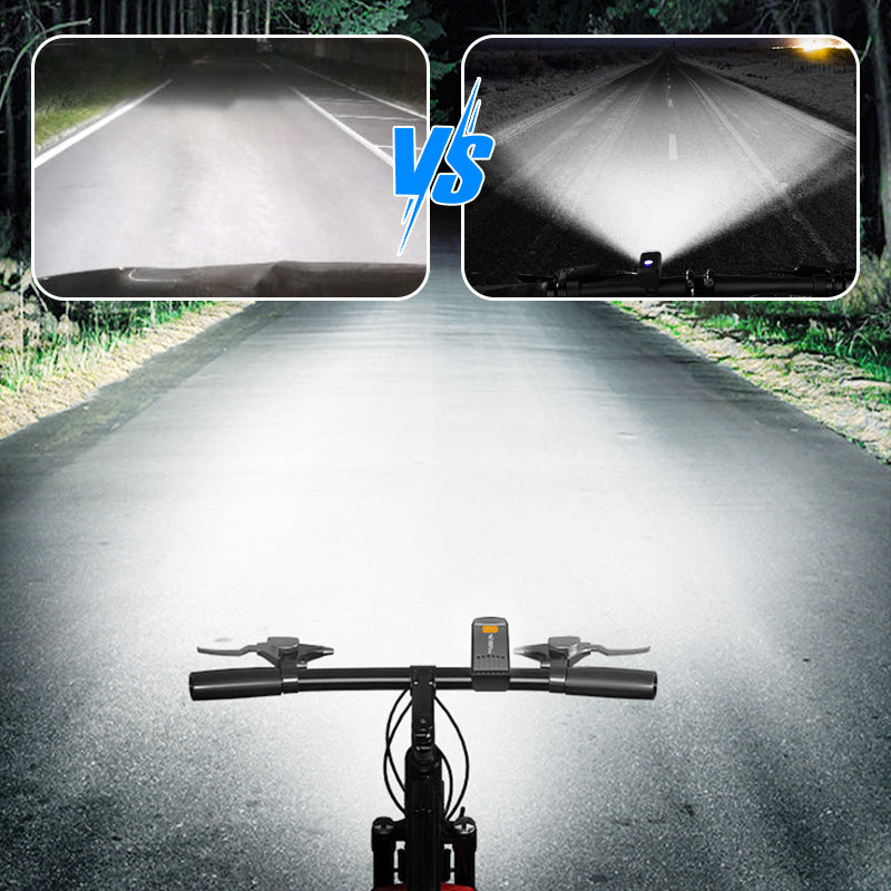 🔦🚲Wasserdichtes, wiederaufladbares LED-Fahrradlicht mit Clip✨