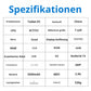 7-Zoll-Kinder-Tablet mit Android 13 OS, 4 GB RAM, 32 GB Speicher, Dual-Kamera, Silikonhülle, Bluetooth-kompatibel und WLAN-fähig, für lernende Kinder