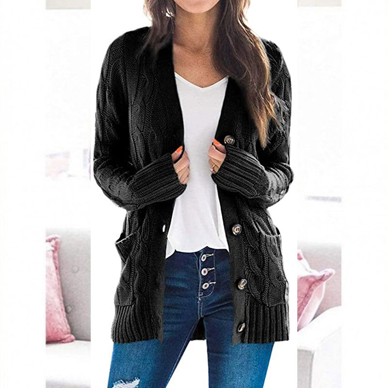 🍁Frühherbst-Sale: 40 % Rabatt🍂Damen-Strickpullover in Midi-Länge für den Herbst