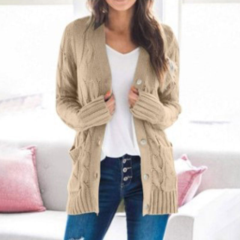 🍁Frühherbst-Sale: 40 % Rabatt🍂Damen-Strickpullover in Midi-Länge für den Herbst