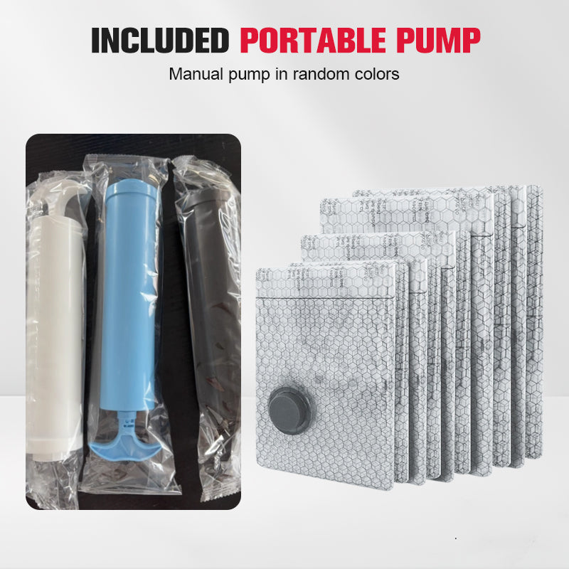 🔥Solange der Vorrat reicht 50 % Rabatt!🎉Reise-Vakuum-Storagebeutel & tragbares Pump-Set