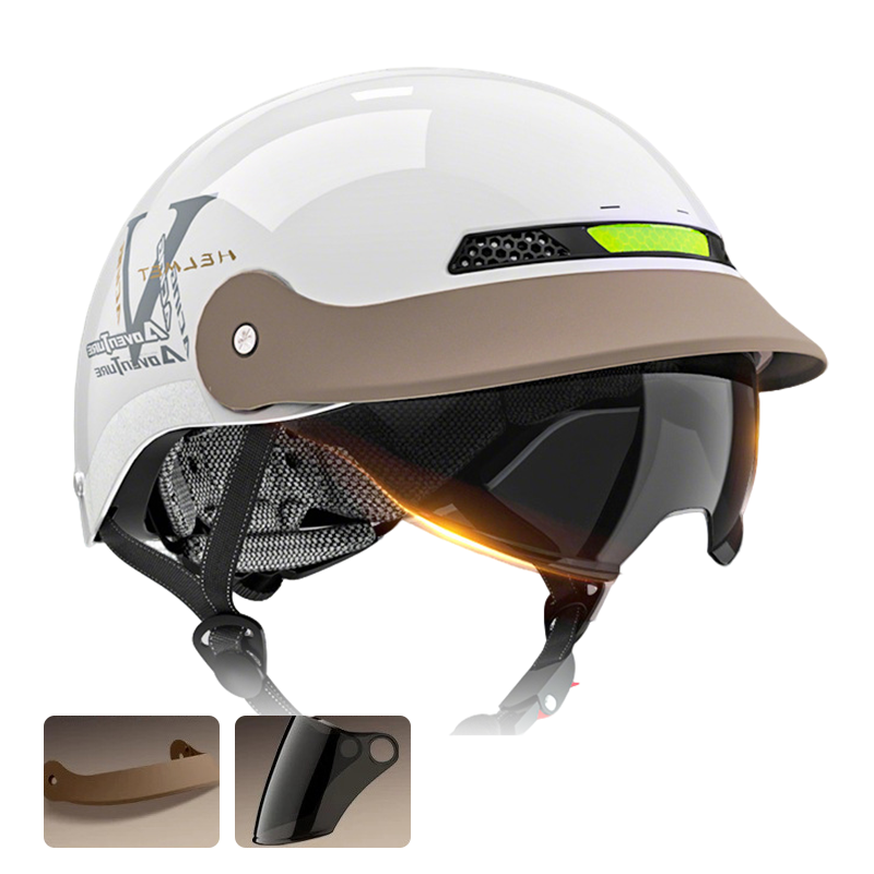 🛡️Atmungsaktiver, leichter und stoßfester Motorradhelm