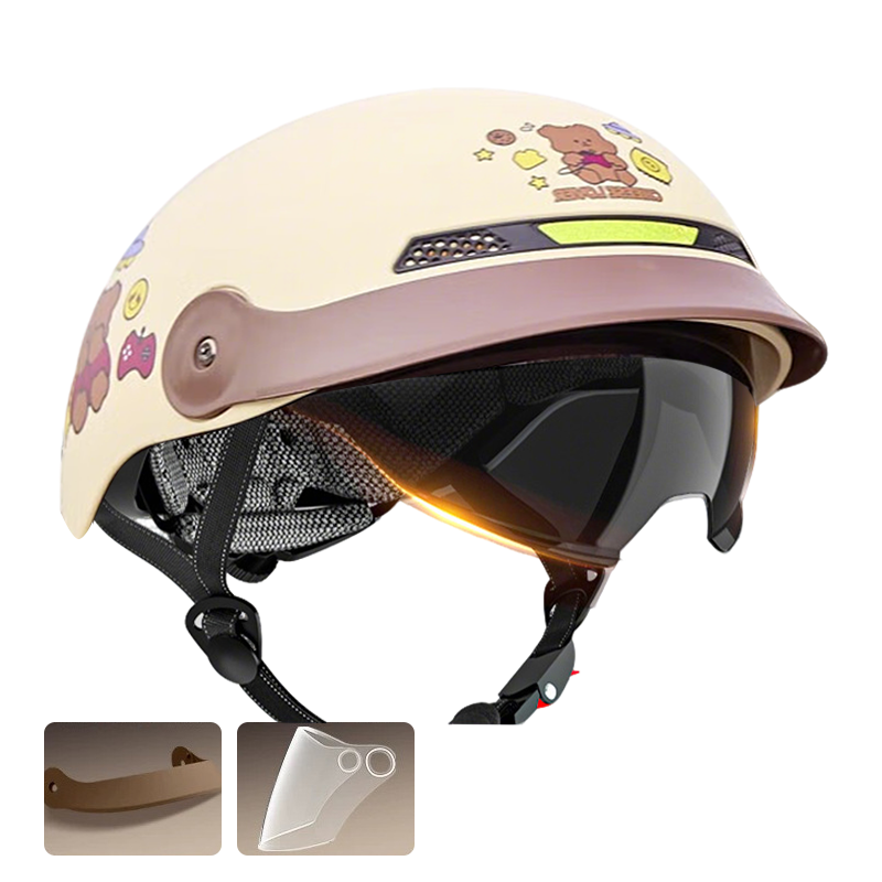 🛡️Atmungsaktiver, leichter und stoßfester Motorradhelm