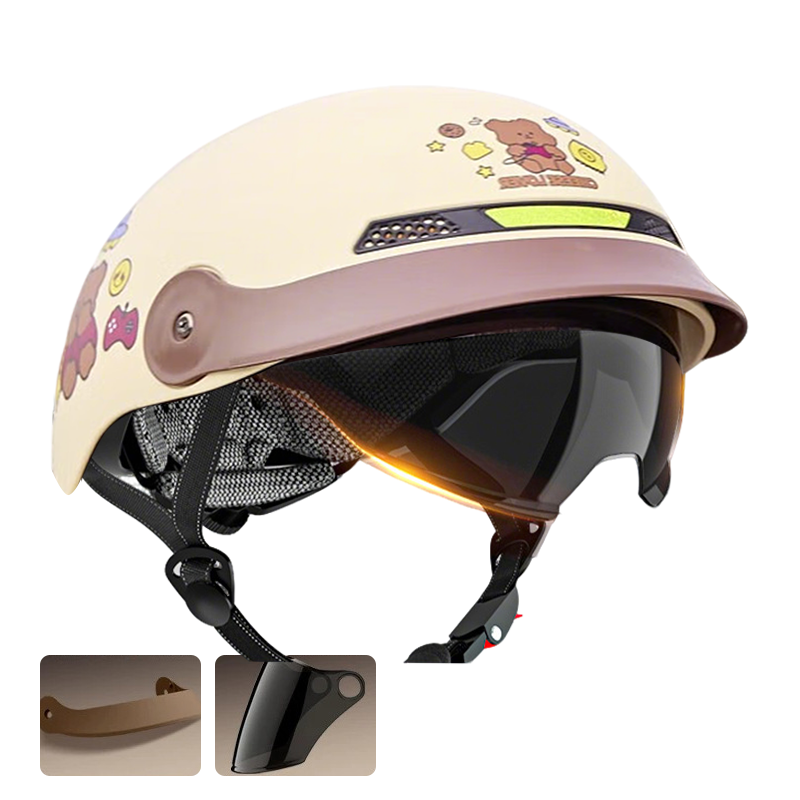 🛡️Atmungsaktiver, leichter und stoßfester Motorradhelm