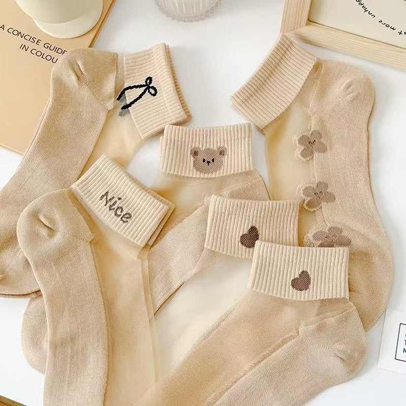 ⏳Zeitlich begrenzter Rabatt: 50 % Rabatt💥Atmungsaktive Netz-Patchwork-Socken für Frauen✨