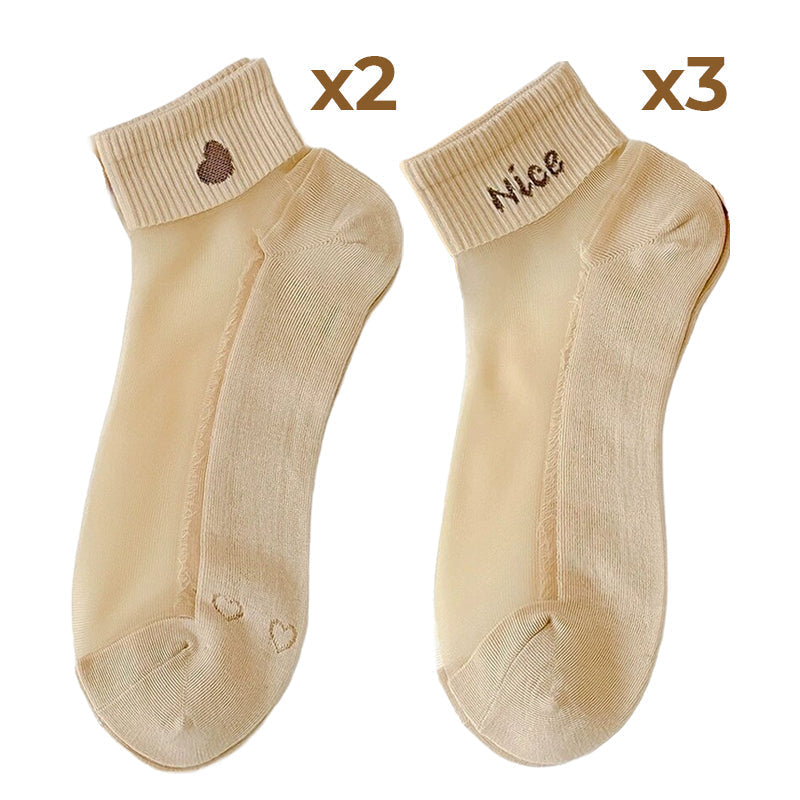 ⏳Zeitlich begrenzter Rabatt: 50 % Rabatt💥Atmungsaktive Netz-Patchwork-Socken für Frauen✨