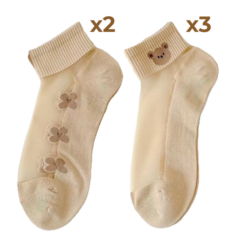 ⏳Zeitlich begrenzter Rabatt: 50 % Rabatt💥Atmungsaktive Netz-Patchwork-Socken für Frauen✨