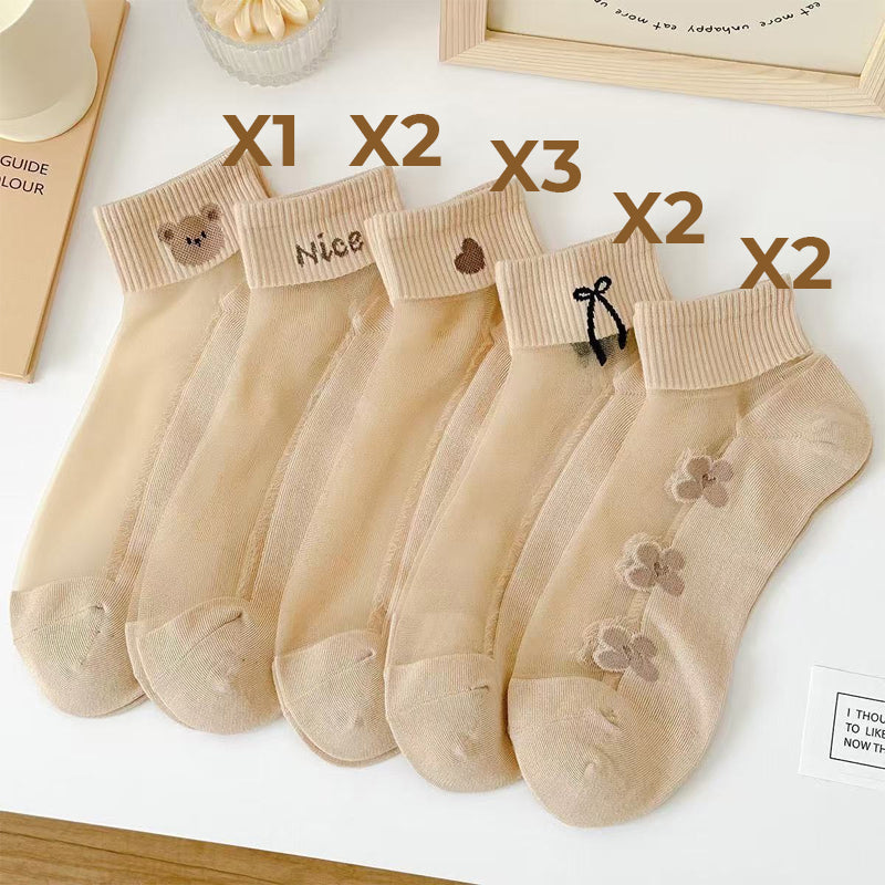 ⏳Zeitlich begrenzter Rabatt: 50 % Rabatt💥Atmungsaktive Netz-Patchwork-Socken für Frauen✨