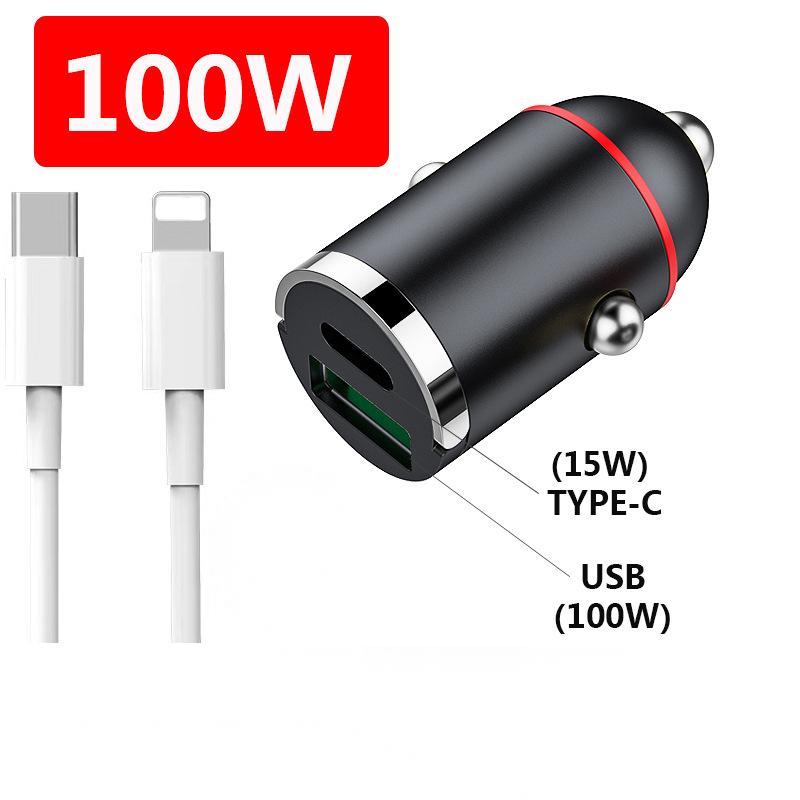 🔥Black-Friday-Mega-Angebot – 50 % Rabatt!🔥Kompaktes Schnellladegerät mit 2 Anschlüssen für das Auto