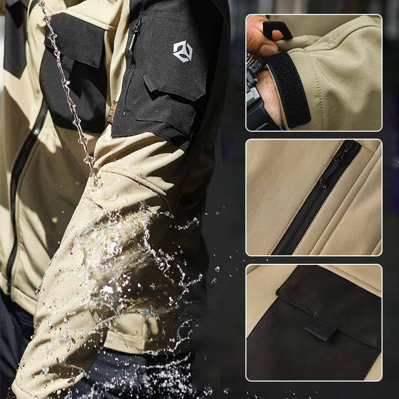 Männerjacke, dick und warm, taktisch, Bergsteigerbekleidung