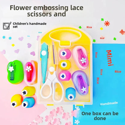 🎨Kreatives Bastelset für Kinder mit Locher