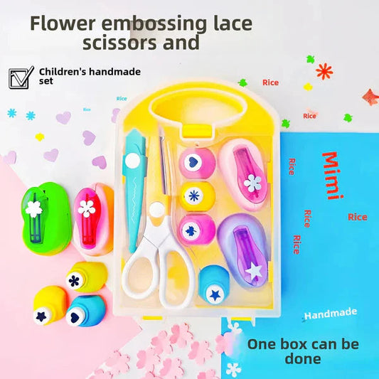 🎨Kreatives Bastelset für Kinder mit Locher