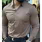 ⏳Herbst-Limited-Edition-Kollektion💥Herren lässiges einfarbiges Slim-Fit-Hemd