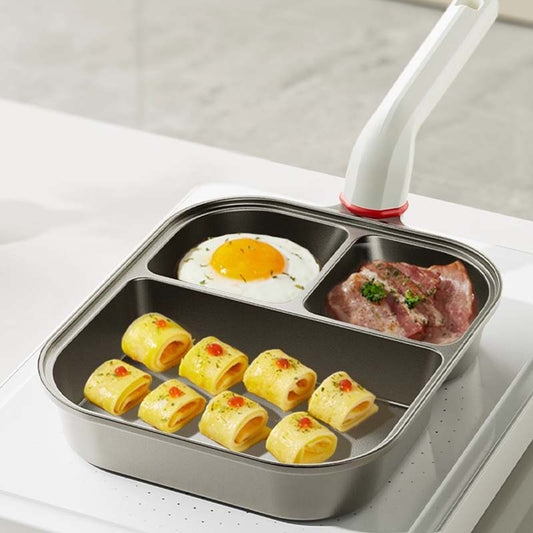 3-in-1-Pfanne mit großem Fassungsvermögen in Tassenform