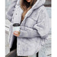🍂 Frühherbst-Sonderaktion: 50 % Rabatt 🔥 Damen Oversized Pufferjacke mit Kapuze im Patchwork-Design