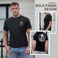 🐼💥Herren-T-Shirt aus Baumwolle mit Panda-Motiv