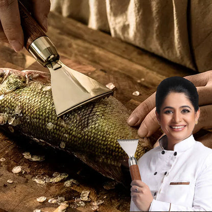 Scharfer, langlebiger Fischschuppenentferner aus Edelstahl